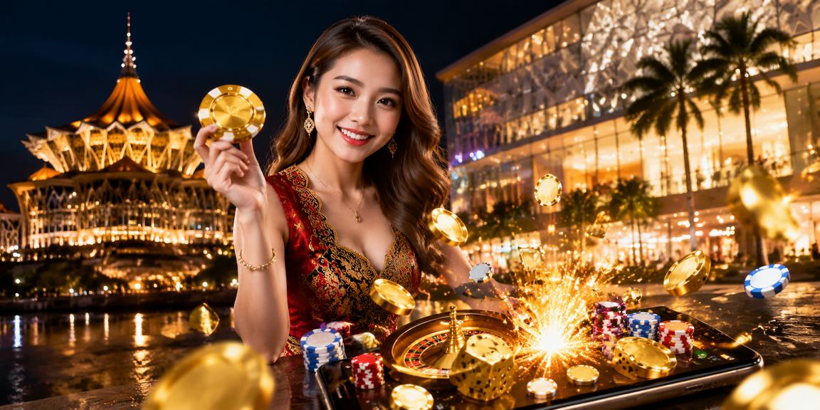 Pengguna Sarawak menyemak odds perlawanan dan senarai taruhan dari telefon pintar